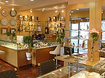 深澤時計店の店内風景